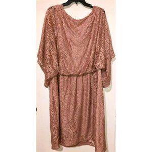 Women’s Dress Jessica Howard Beige Lace Plus 24W